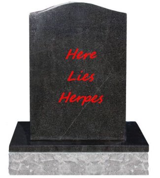 can you die from herpes - headstone